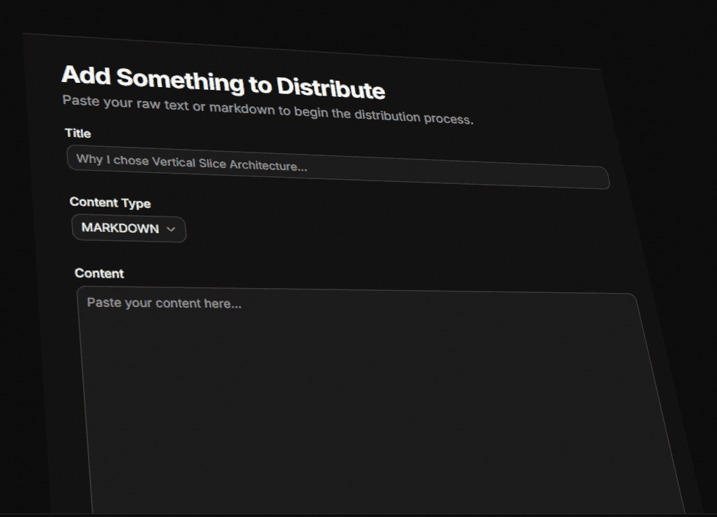Add Something to Distribute